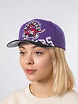 Бейсболка MITCHELL NESS арт. HP10041-TRAPURP Toronto Raptors NBA (фиолетовый / черный)
